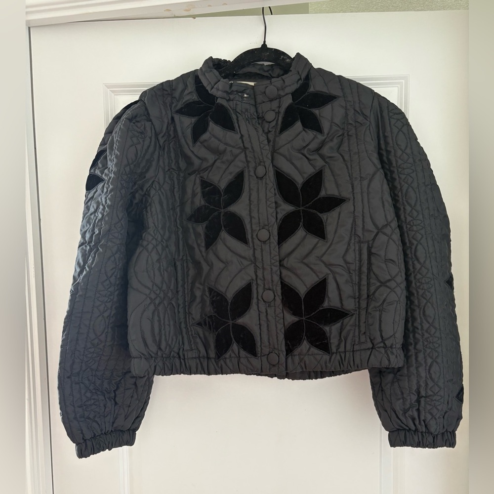 Free People Quinn Quilted Jacket – Black – Size Small – Brand New With Tag - Picture 8 of 16